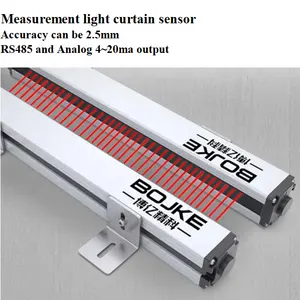 Measure Distance Height Width Measuring Light Curtain Sensor With Analog And RS485 Output