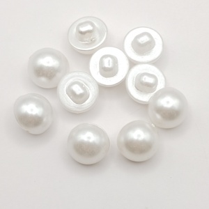 Hot Bán 8Mm/10Mm/12Mm Kích Thước Nhỏ Nhựa Dome Tay Khâu Váy Cưới Ngọc Trai Trắng Nút - Product Image 2