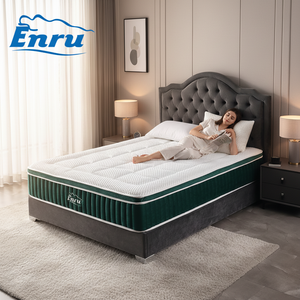 <span class=keywords><strong>Materasso</strong></span> Ibrido <span class=keywords><strong>Matrimoniale</strong></span> in Memory Foam con Topper in <span class=keywords><strong>Lattice</strong></span> Euro, Molle Insacchettate Arrotolabile Ortopedico Traspirante Rinfrescante - Product Image 2