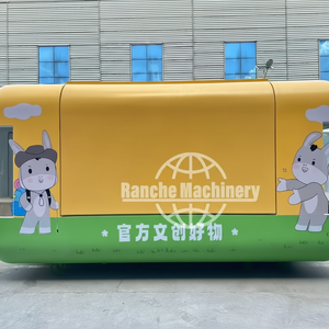 Remolque de comida móvil con equipo de cocina completo para el desayuno, camión de aperitivos, barra de cerveza, quiosco de té de burbujas, aplicaciones minoristas de bodega - Product Image 1