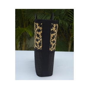 Sac à main en osier de bambou rectangulaire de meilleure conception avec fougère vente en gros de sacs à main poignée mode naturelle du fabricant du Vietnam - Product Image 3