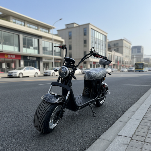 2000W 12/20Ah Aluminum Alloy Portable 2-Wheel Chopper Electric Scooter with Waterproof & Dual Suspension for Adults
