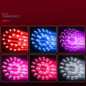 Faro LED da Esterno Impermeabile 380W IP65 con Testa Mobile, Luce di Ricerca a Fascio, Colore RGBW 3IN1, Modalità di Controllo DMX512 - Product Image 4