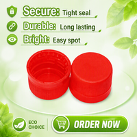 Capuchon 28 mm 1810 avec joint d'étanchéité et couvercle pliable standard en plastique pour bouteille d'eau/jus/soda