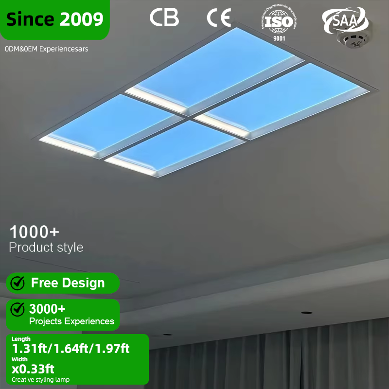 25W Round Flat Surface Concealed Borderless