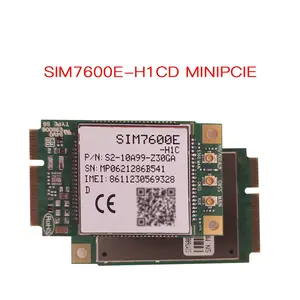 SIM7600E-H1CD 4G โมดูลเสาอากาศความหลากหลาย GNSS GPS MINIPCIE LTE โมดูล SIM7600E-H