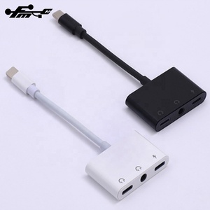 2 en 1 doble auricular Aux Audio <span class=keywords><strong>adaptador</strong></span> <span class=keywords><strong>cargador</strong></span> divisor <span class=keywords><strong>para</strong></span> <span class=keywords><strong>iPhone</strong></span> - Product Image 5