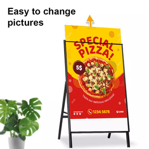 Un soporte de cartel con marco LED Publicidad Pavimento Acera Soporte de exhibición Caja de luz con marco LED para publicidad - Product Image 3