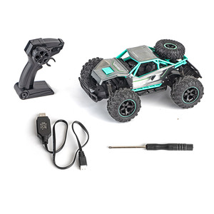 HS Alloy Body <strong>Structure</strong> 18 Km/h High Speed Racing Car Off-road RC Car Alloy Wheels Trucks 1:14 Scale With USB - Product Image 5