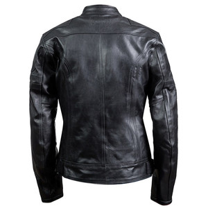Chaqueta de cuero para mujer Carburo KRONOS Lady CE Negra 3XL - Product Image 3
