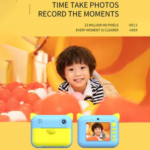 1080 Oplaadbare Instant Print Kinderen Digitale Kids Camera Met Printer