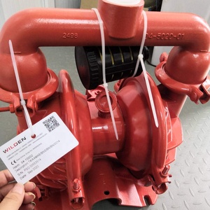 Pompe pneumatique à pince métallique Wilden T2 pour le traitement des eaux usées, résistante aux acides et aux alcalis, pour le transfert de boues, avec moteur - Product Image 1