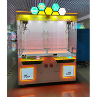 Machine d'amusement à deux joueurs Machine à grosses griffes Machine de jeu de grue à 2 griffes Jeu de vente de prix d'arcade Machine à double griffes