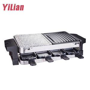 Crêpière électrique multifonction 1500W, surface antiadhésive, machine à gâteaux automatique, machine à kebab, grill de cuisson pour balcon domestique - Product Image 4