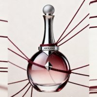 Flacon de parfum en verre rouge et rose avec boîte, flacon de parfum pour voiture, cadeaux de mariage
