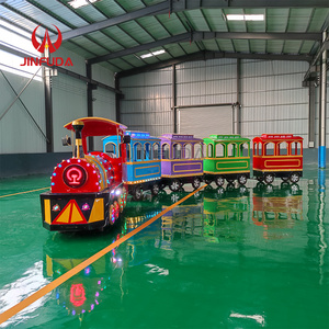 รถไฟฟ้าไร้รางสำหรับสวนสนุกในห้างสรรพสินค้า ยี่ห้อ Factory <span class=keywords><strong>Thomas</strong></span> ขายสำหรับห้างสรรพสินค้า ทำจากเหล็ก - Product Image 2