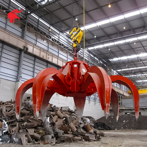 Grappin hydraulique électrique pour <span class=keywords><strong>ferraille</strong></span> de grue, 10, 16, 20 tonnes, type « Orange Peel », pour déchets et rebuts - Product Image 5