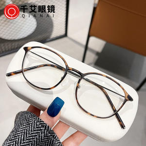 Montures de lunettes ovales Qianai, monture intégrale en Tr90, verres anti-lumière bleue en polycarbonate, unisexe, Me6 9055, origine Taizhou - Product Image 3