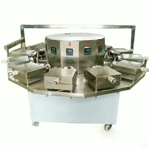 Macchina per la produzione di coni gelato a 6 piastre macchina per la produzione di coni per cialde a forma di gelato a forma di ciambella