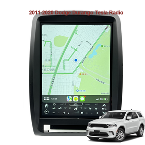 Android Máy nghe nhạc đa phương tiện Tesla Phong cách màn hình thông minh đài phát thanh Carplay cho Dodge durango STR 2011 2012 2013 2020 xe Navigation - Product Image 2