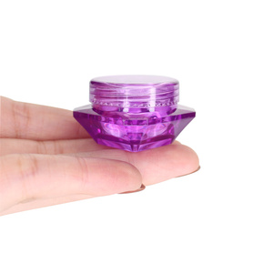 Mini 5G Mỹ Phẩm Mẫu Jar Nhựa Nail Bột Nồi Rỗng Nhỏ Trong Suốt <span class=keywords><strong>Make</strong></span> up Eye Shadow Long Lanh Jar Với Vít Nắp - Product Image 5