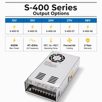 Alimentation à découpage S-400 400W 12V/24V/36V/48V, haute puissance, industrielle, AC-DC, sortie unique SMPS