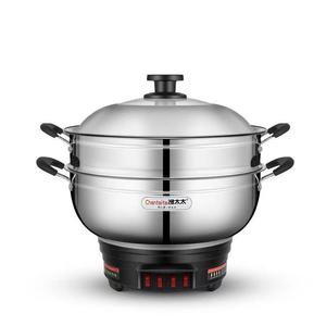 Chantaitai <b>Electric</b> Multi-Functional Pot 201 Stainless Steel 304 Stainless Steel <b>Steamer</b> Fryer For Home Cooking - Product Image 2