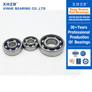 Diepgegroefde kogellagers 6000RS 6000ZZ 6000OPEN 6000RZN 6000DDU 6000N 6000RZ Chroomstaal 10x26x8mm C3 Speling Oliegesmeerd - Product Image 1