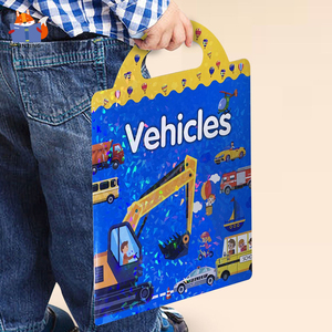 Marchandises au comptant 2024 vente chaude jouet éducatif autocollant feuille occupé livre réutilisable étanche dessin animé pour enfants activité préscolaire - Product Image 2