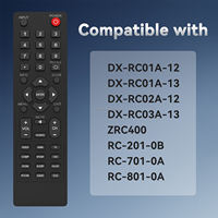 Télécommande universelle DX-RC02A-12 compatible avec tous les téléviseurs Dynex, y compris les téléviseurs LCD LED HDTV
