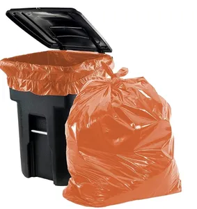 Cheap Price Disposable Plastic Drawstring Rubbish Garbage Bag in Rolls Polyethylene Refuse Sacks with Draw String