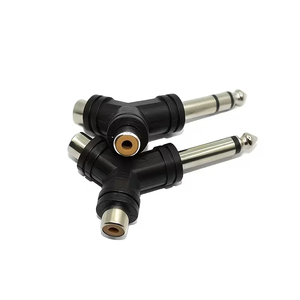 <span class=keywords><strong>Adaptador</strong></span> de <span class=keywords><strong>Audio</strong></span> de 6.35mm 1/<span class=keywords><strong>2</strong></span>, de 6.35 <span class=keywords><strong>a</strong></span> Doble AV, Dos <span class=keywords><strong>RCA</strong></span>, de <span class=keywords><strong>3.5</strong></span>/<span class=keywords><strong>RCA</strong></span> <span class=keywords><strong>Macho</strong></span> <span class=keywords><strong>a</strong></span> <span class=keywords><strong>2</strong></span> * 6.35 <span class=keywords><strong>Hembra</strong></span>, para Amplificador, Altavoz, Micrófono - Product Image 4