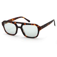 Lunettes de soleil en acétate surdimensionnées de luxe à double pont UV400