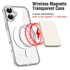 Funda Magnética Transparente de TPU y Acrílico al por Mayor con Cubierta Trasera Clara para iPhone 16 Plus 15 14 Pro Max 13 12 <span class=keywords><strong>Mini</strong></span> 11 XS XR 7 8 - Product Image 3