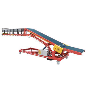 Almacenes Camión Contenedor Cinta transportadora inclinada industrial Distribución Transporte de mercancías para carga y descarga - Product Image 6