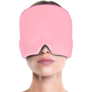 Bandeau rafraîchissant en gel pour maux de tête et migraines, bonnet élastique, masque oculaire - Product Image 1