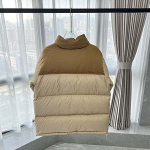 <b>Women</b> Two Tone Puffer <b>Jacket</b> Winter Down Coat Short Insulated <b>Jacket</b> Warm <b>Lightweight</b> - Product Image 3