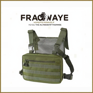Sac de poitrine tactique imperméable avec sangle réglable, poche avant, cadre interne, pour le camping en plein air, la randonnée et les sports d'aventure - Product Image 3