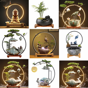 도매 새로운 디자인 Rockery Cronus <span class=keywords><strong>Zen</strong></span> 부처님 동상 가제트 홈 장식 책상 - Product Image 4