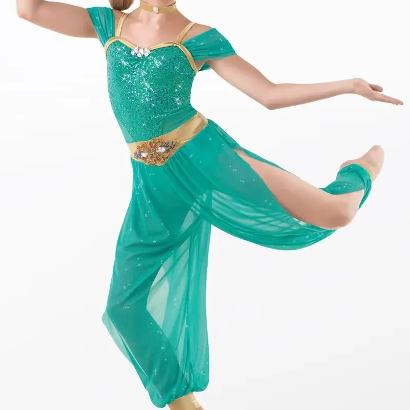 Trajes de danza del vientre egipcio Traje de danza del vientre tribal para actuación Mujeres Traje de Bollywood de danza India para actuación