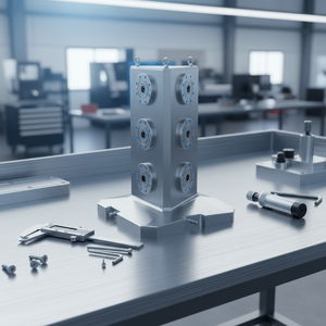 शून्य-बिंदु स्थिति प्रणाली के लिए बहु-चेहरे cnc स्थिरता ब्लॉक - Product Image 3