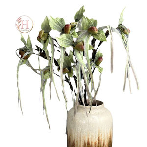 Hesper รองเท้าแตะของผู้หญิงกล้วยไม้ทำจาก papiopedilum สำหรับตกแต่งแจกันในบ้านและโรงแรม - Product Image 5