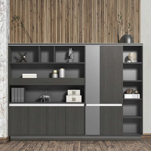 Đa chức năng cao cấp thiết kế tập tin kệ gỗ Kệ sách văn phòng hiển thị Tủ hồ sơ với lưu trữ - Product Image 3