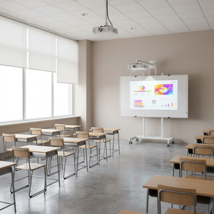 <span class=keywords><strong>ราคา</strong></span>โรงงาน กระดานอัจฉริยะแบบสัมผัสหน้าจออิเล็กทรอนิกส์อินเทอร์แอคทีฟ ขนาด 82 86 96 102 นิ้ว สำหรับโรงเรียน โครงสร้างโลหะ - Product Image 6
