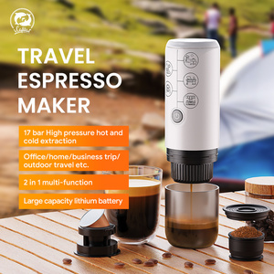 Cafetera Espresso portátil recargable por USB, presión de 17Bar para viajes, coche al aire libre, Compatible con cápsulas/café molido - Product Image 2