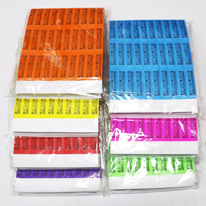 Kofei dây đeo cổ tay Tyvek đầy đủ màu sắc in một thời gian sử dụng 25mm an ninh tổ chức sự kiện giấy Vòng đeo tay Đảng tùy chỉnh in giấy ID ban nhạc - Product Image 1