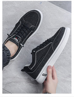 Chaussures pour hommes respirante nouvelle tendance toile décontracté marche Style patineur chaussures