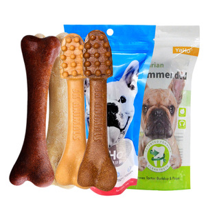 Fabrication en gros en forme d'os surdimensionné en forme de brosse à dents dents à mâcher pour animaux de compagnie nettoyage collations pour grand chien - Product Image 1