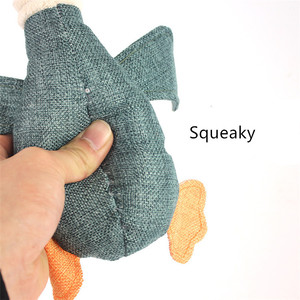 Fabrikanten Leveren Huisdier Pluche Geluid Piepende Dieren Speelgoed Hondentanden Schoon Bijtbestendig Pluche Ganzenhond Speelgoed - Product Image 5