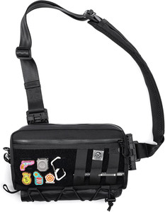 Muestra gratis al por mayor 600D Nylon táctico Sling Bag impermeable ligero Oxford PVC portátil deporte hombro pecho cartera bolsa - Product Image 3